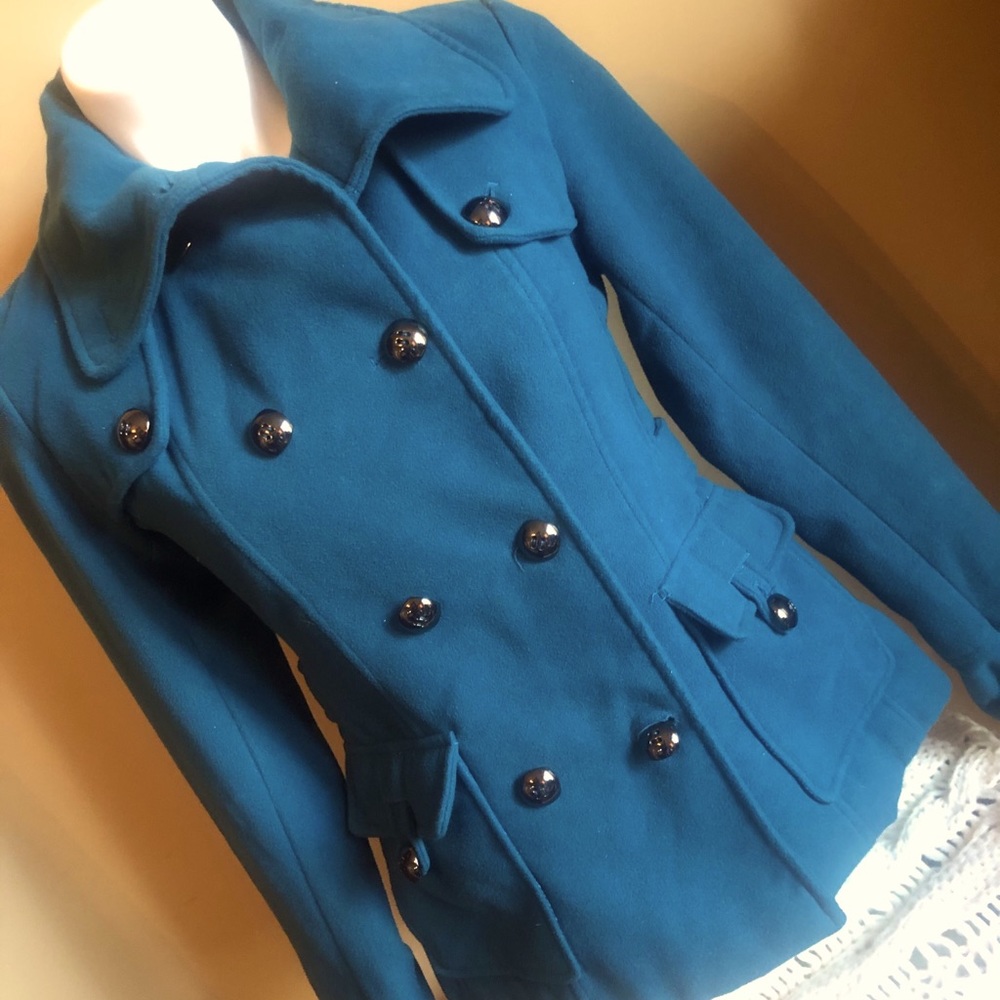 💙Pink Envelope Pea Coat💙